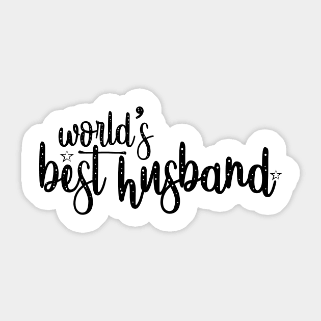 World's Best Husband Sticker by Marija154